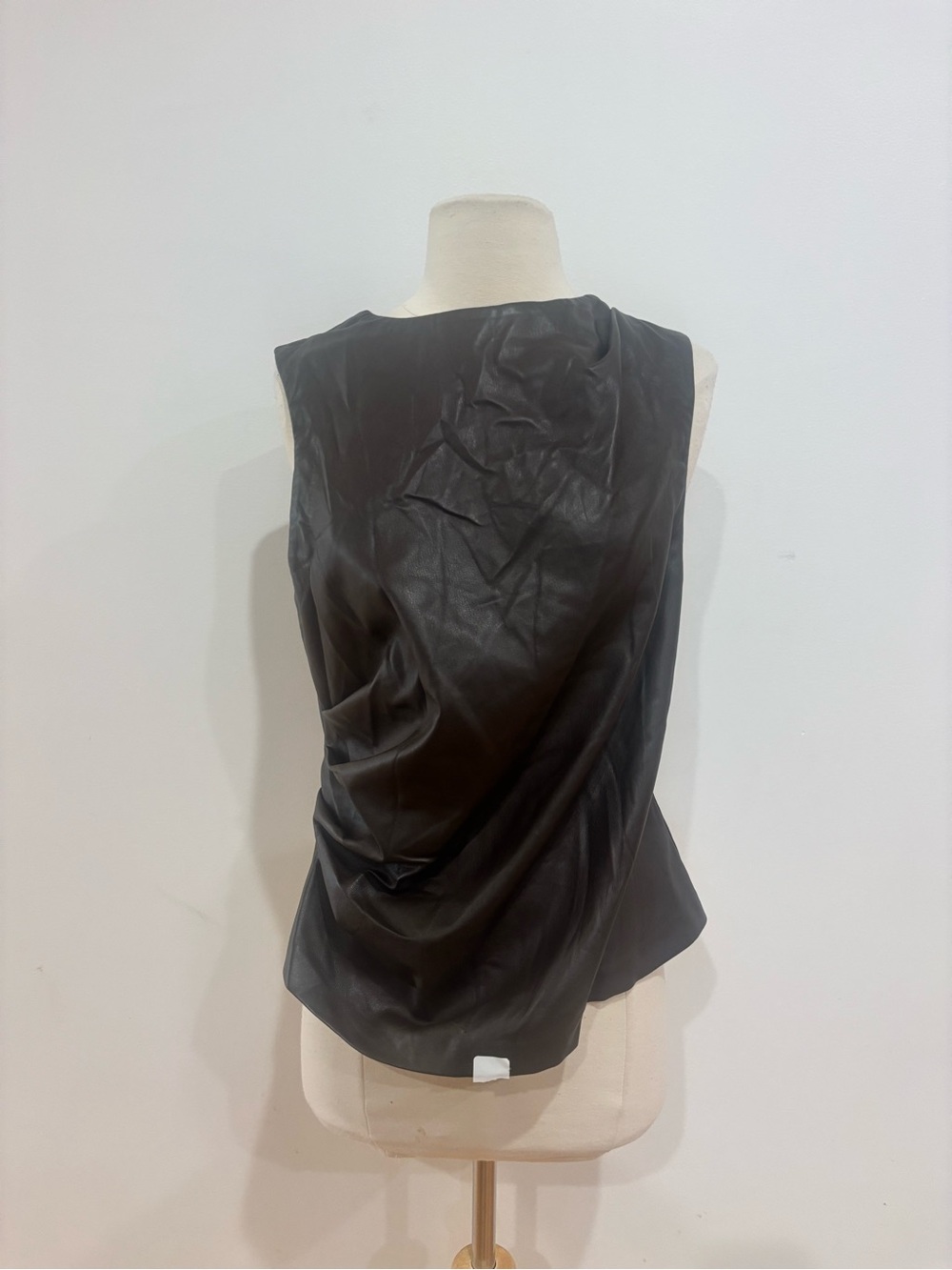 Joe's Jeans Meg Vegan Leather Top, Size: XL - Picture 6 of 14